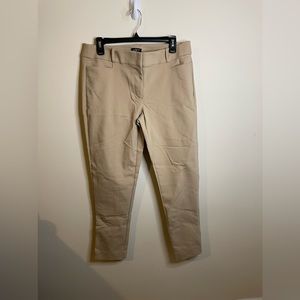 NWT Loft Tan Curvy Skinny Pants Work Office Careerwear